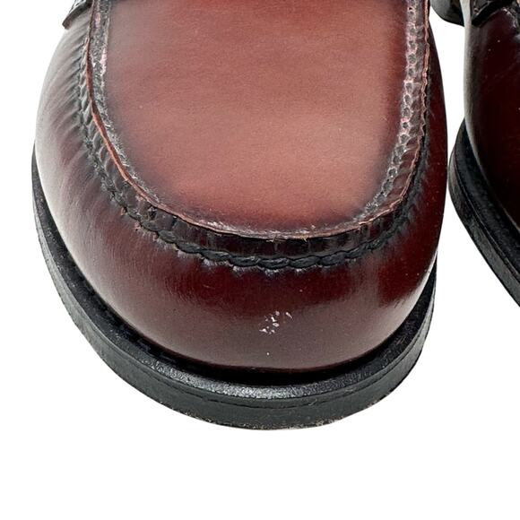 G.H. Bass Weeguns Loafers NARROW WIDTH - Cognac or Wine - Picture 3 of 9